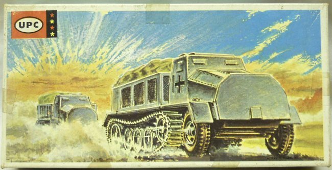 UPC 1/87 German Half-Track Munitions Carrier - HO Scale, 3028-29 plastic model kit